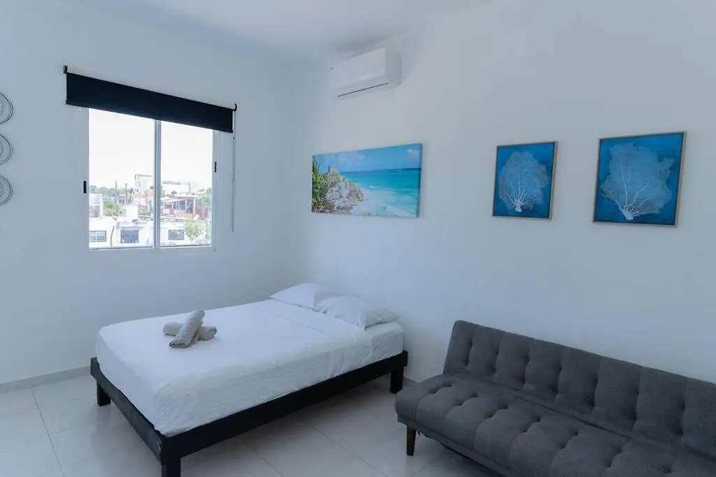 Autentico Estudio Confortable Y Centrico A/C Wifi Cancún Apartman