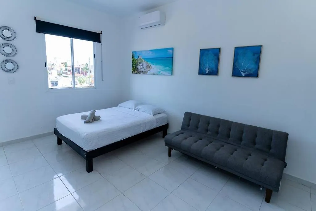 Apartamento Autentico Estudio Confortable Y Centrico A/C Wifi Cancún