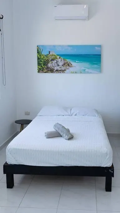 Autentico Estudio Confortable Y Centrico A/C Wifi Cancún Apartamento